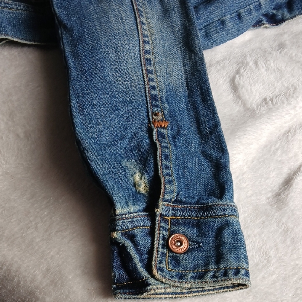 Aeropostale Blue Washed Denim Jacket - Picture 9 of 15